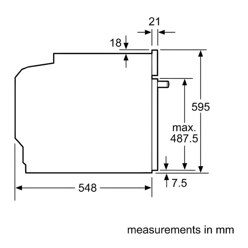 Neff B24CR71G0B - Graphite Built in Electric Single Oven - A+ energy