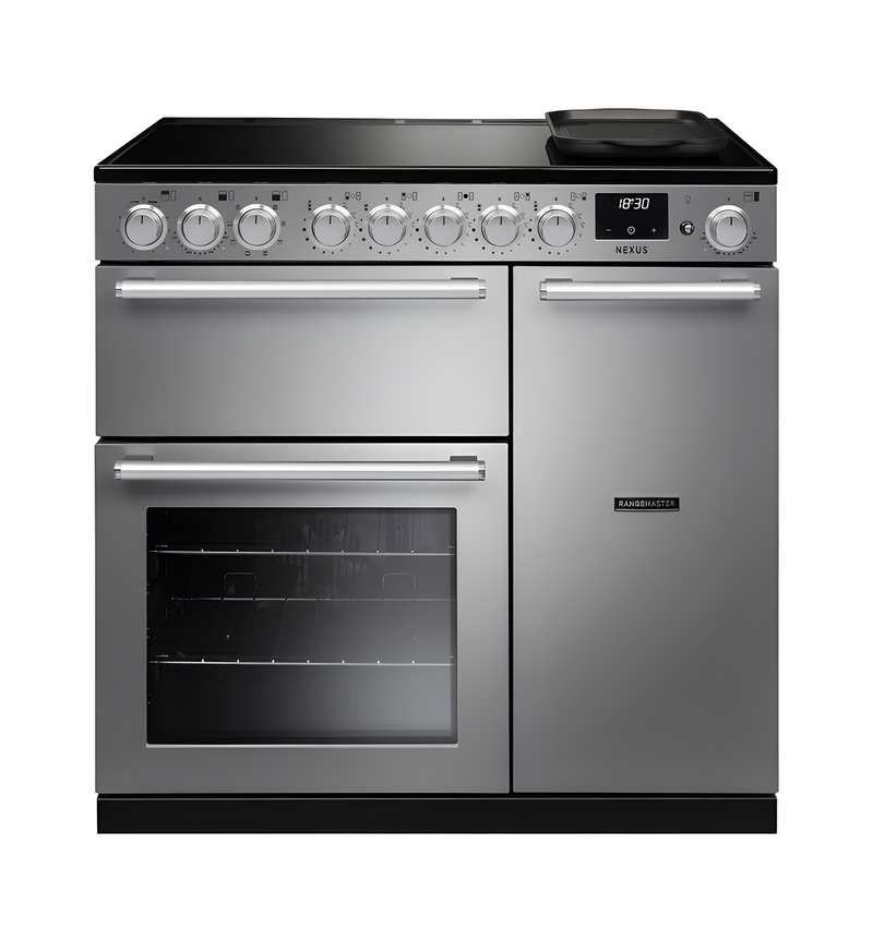 Rangemaster Nexus 90 NEX90EISTST/CM1 - Stainless Steel Range Cooker - Induction - 5 Zones - A Energy