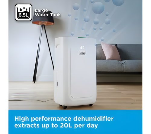 BLACK + DECKER BXEH60014GB - White Air Conditioning Unit - 6.5 litres capacity