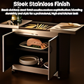 Teknix TK2HOSTIX - Silver Warming Drawer - 4.8L Capacity - 360W