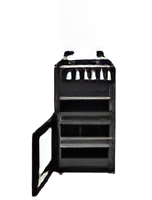 Teknix TKGD50B - Black 50cm Freestanding Gas Cooker - Double Oven & 4 Burner Hob - A+ Energy Rated