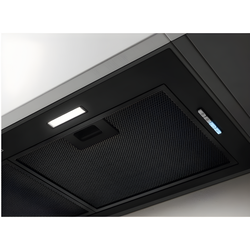 Elica FOLD-BLK-80 - Black Canopy Extractor Hood - B energy