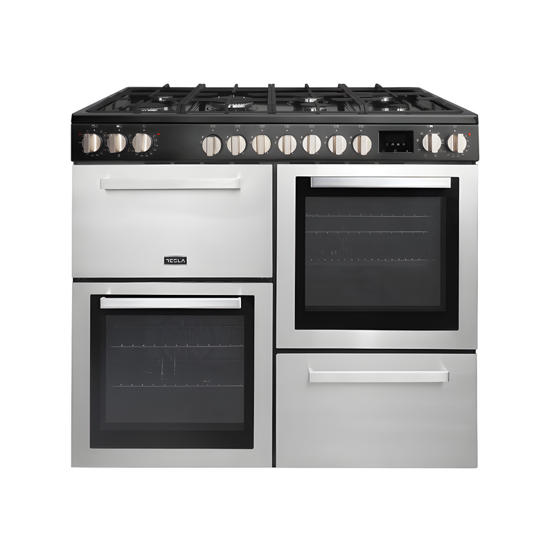 Tesla T100MCDFRCSS  - 100cm Multi Cavity Dual Fuel Range Cooker
