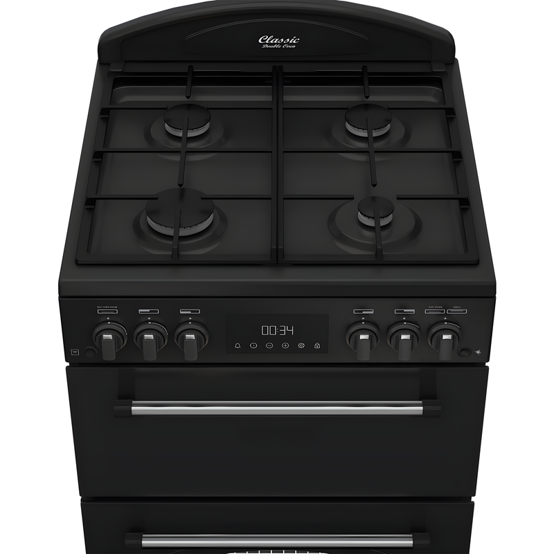 Leisure CLB60GCK - White Gas Cooker with Double Oven - 60cm - A energy