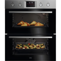 AEG OU5CU40M - Stainless Steel Built-Under Double Oven - 45L & 42L - A Energy