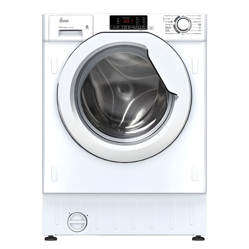 Hoover HBD485D13-80 - White 8KG/5KG Integrated Washer Dryer - 1400 RPM - E Energy