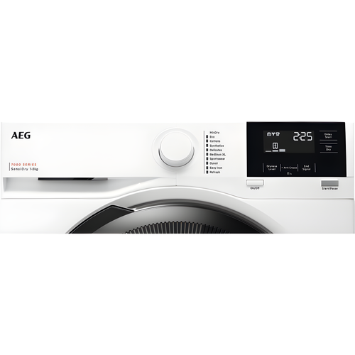 AEG TR718A4B - White 8KG Heat Pump Tumble Dryer - A+++ Energy