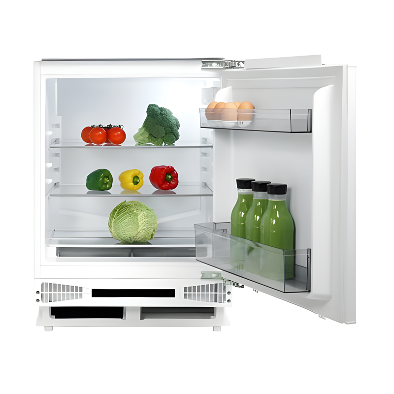 CDA FW224 - White Integrated Larder Fridge - 135L - F Energy Rating