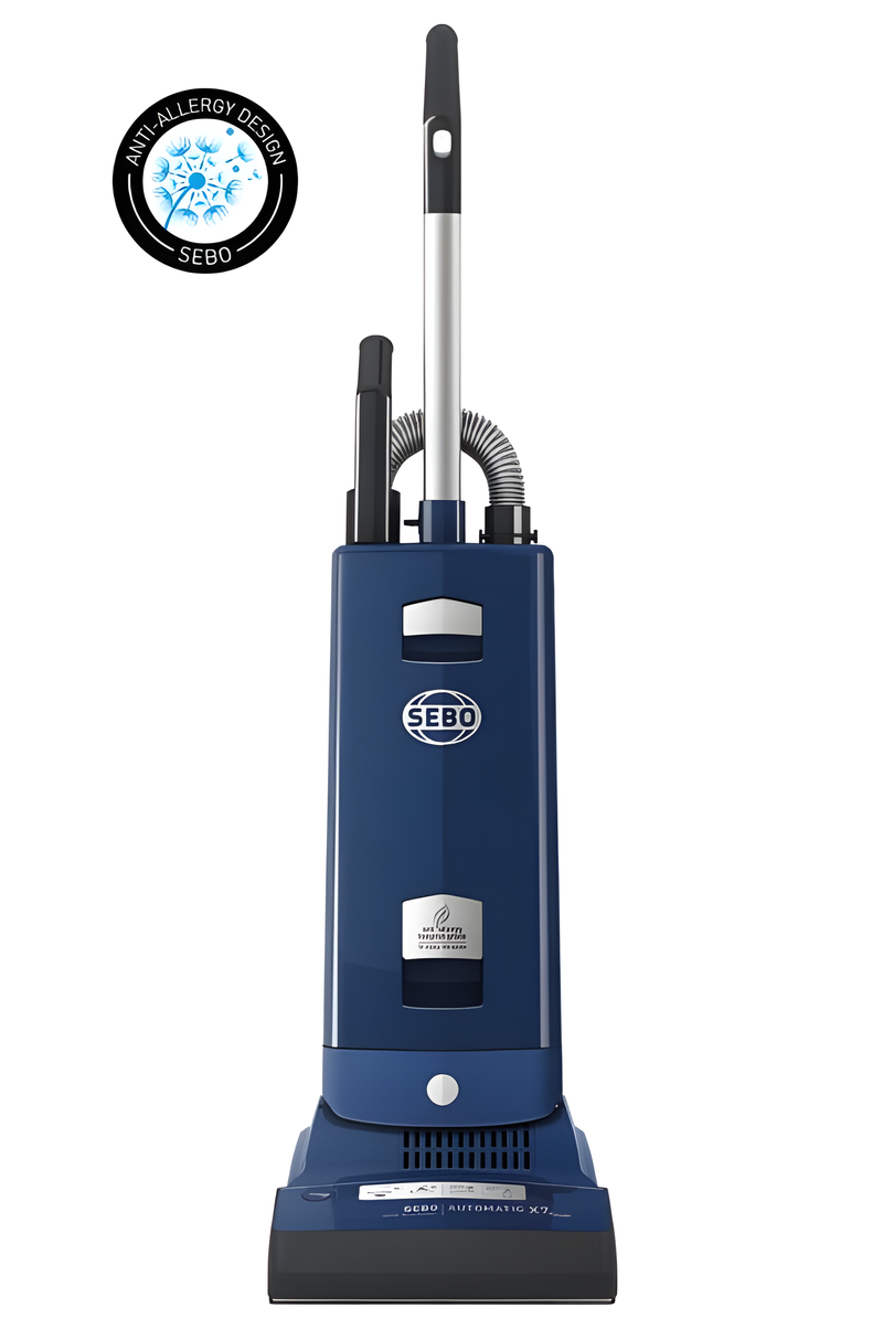 SEBO X7 EXTRA - Navy Blue/Silver Vacuum Cleaner - 5.3L Capacity
