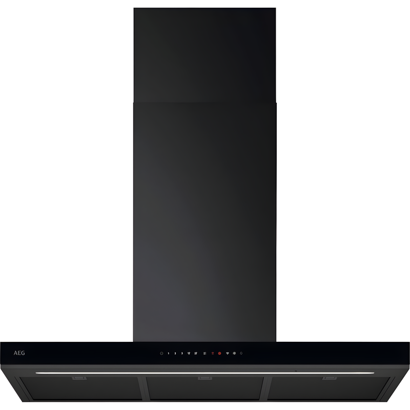 AEG GB87D91CB - Black 90cm Chimney Cooker Hood - A+ Energy Rated