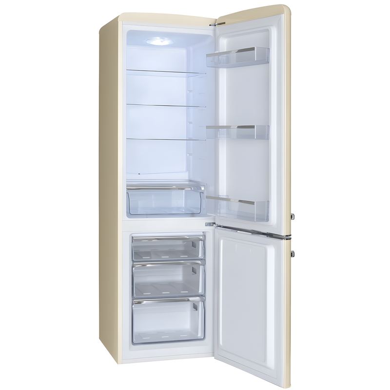 Amica FKR29653C- Beige 70/30 Fridge Freezer - 244L - E Rated
