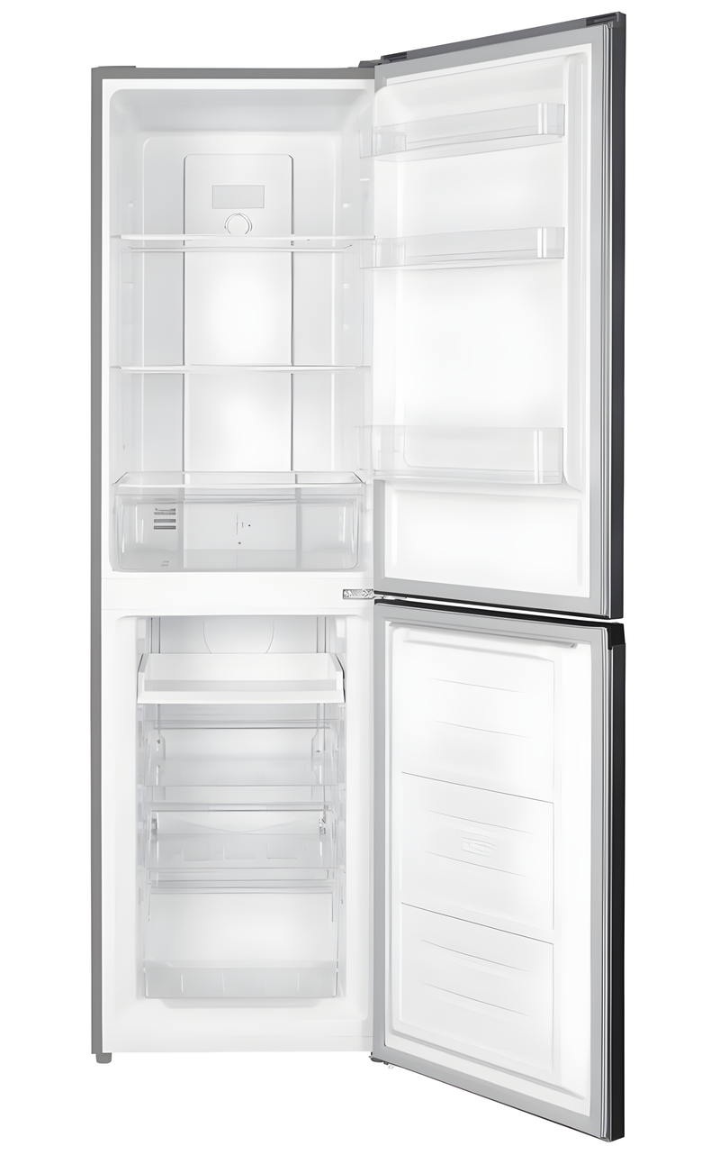 Statesman TNF18552X - Freestanding 50/50 Tall Fridge Freezer, Total No Frost, 245 Litre capacity, Inox - E energy rating