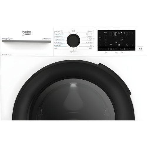 Beko BMND8545UW - White 8KG Washer Dryer - 1400RPM - D Energy