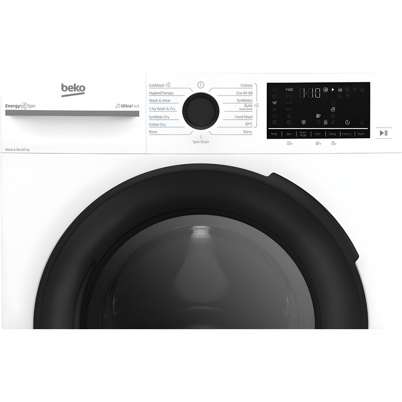 Beko BMND8545UW - White 8KG Washer Dryer - 1400RPM - D Energy