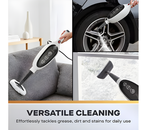 Daewoo FLR00170GE - White Steam Mop & Handheld Steam Cleaner - 1300W - 280ml