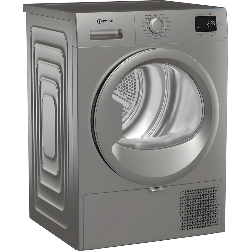 Indesit C YD 92D SS UK - Silver 9KG Heat Pump Tumble Dryer - A+ Energy