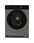 Teknix BITK2W1014X - Stainless Steel Washing Machine - 1400 RPM - 10KG Capacity