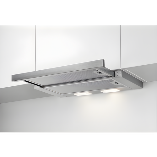 Zanussi ZFP316S - Silver Pull-Out Cooker Hood - C Energy Rating