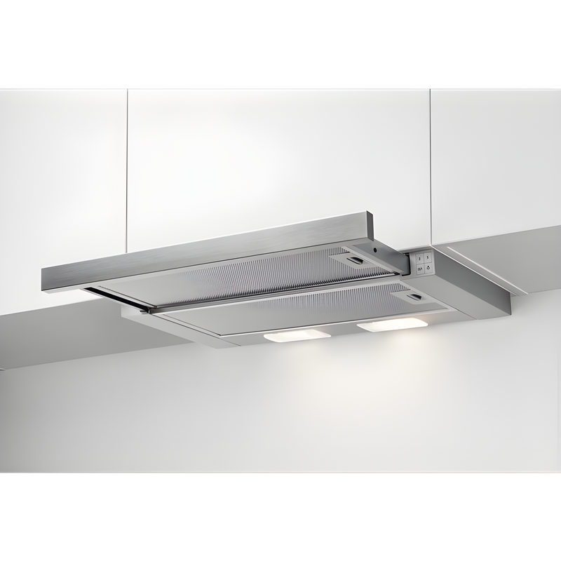 Zanussi ZFP316S - Silver Pull-Out Cooker Hood - C Energy Rating