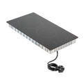 CDA SCC030FR - Black 30cm Domino Ceramic Hob - 2 Cooking Zones