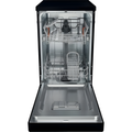 Hotpoint HP2FD10CS90BUK - Black Freestanding Slimline Dishwasher - 10 Place Settings - D Energy