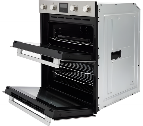 Belling BEL BI903MFC BLK 444411403 - Black Built in Electric Double Oven - Catalytic cleaning - A energy