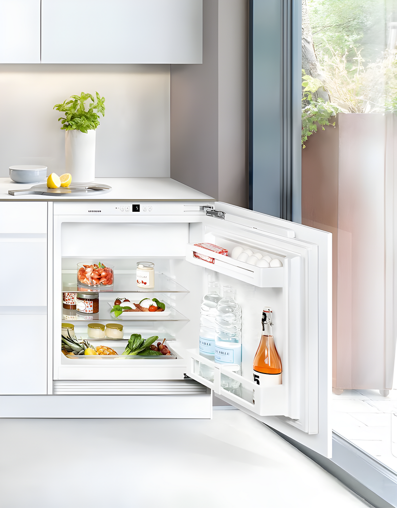 Liebherr UIK1514 - White Under Counter Integrated Fridge with Icebox - Fixed Hinge - E Rated