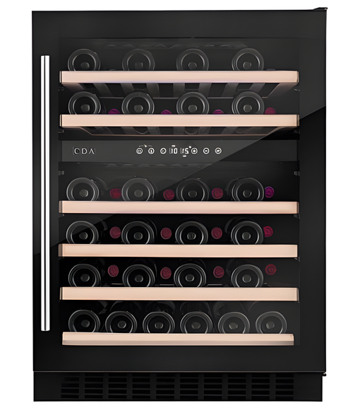 CDA CFWC604BL - Black 46 Bottle Capacity Wine Cooler - G energy