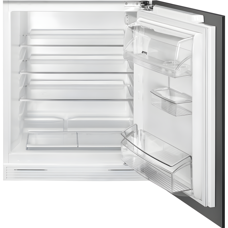 Smeg UKU8L080DE - White Built-Under Larder Fridge - 134L - E Energy Rated