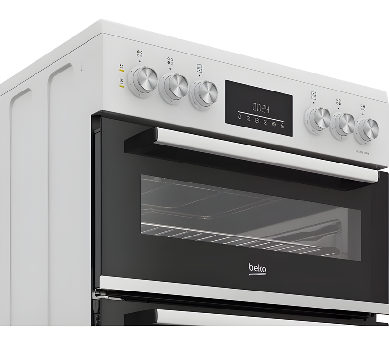 Beko FDC6731W - White 60cm Freestanding Electric Ceramic Cooker - A Energy