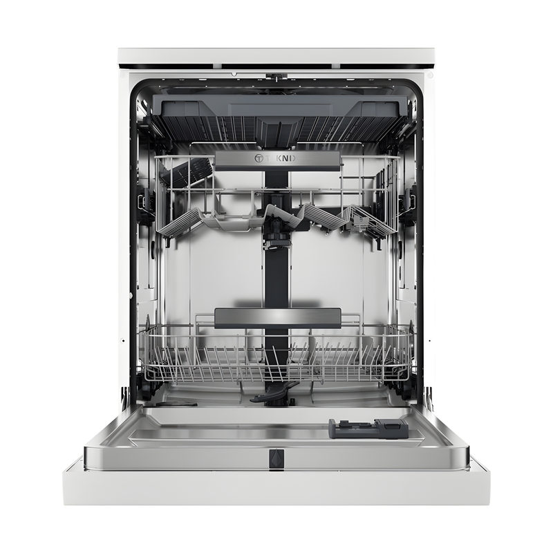 Teknix TX3FD618W - White Full Size Dishwasher - 15 Place Settings - C Energy