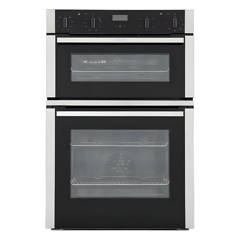 Neff U1ACE2HN0B - Stainless steel Built in Electric Double Oven - A/B energy