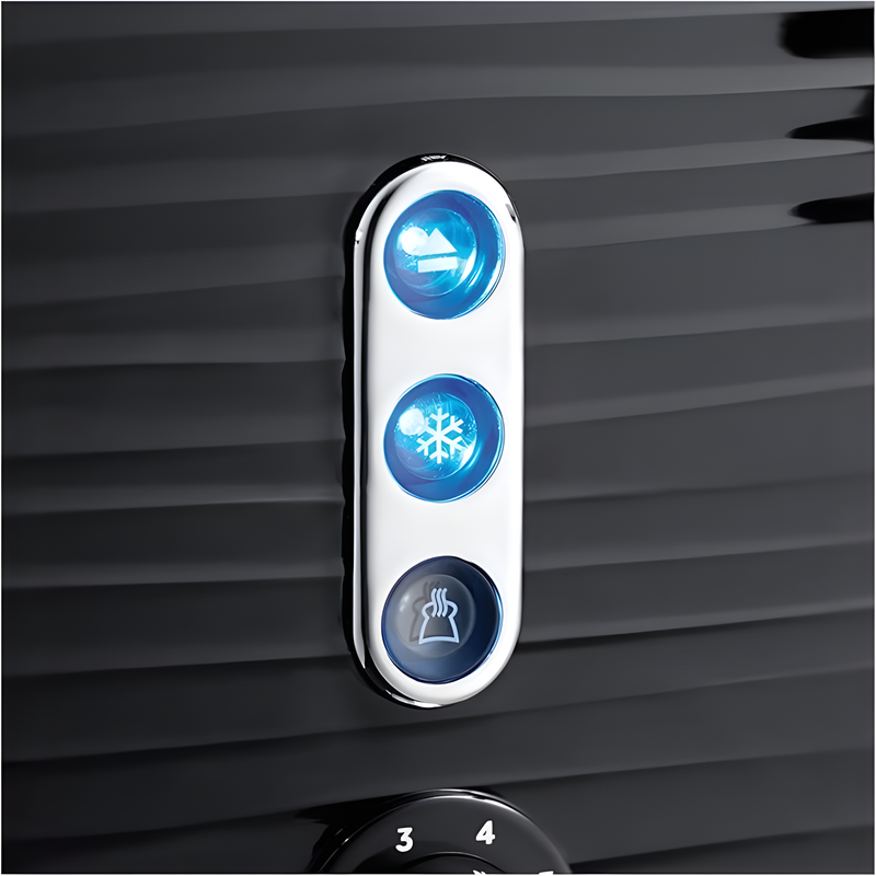 Russell Hobbs 24381 - Black 4 Slice Toaster - 1800W