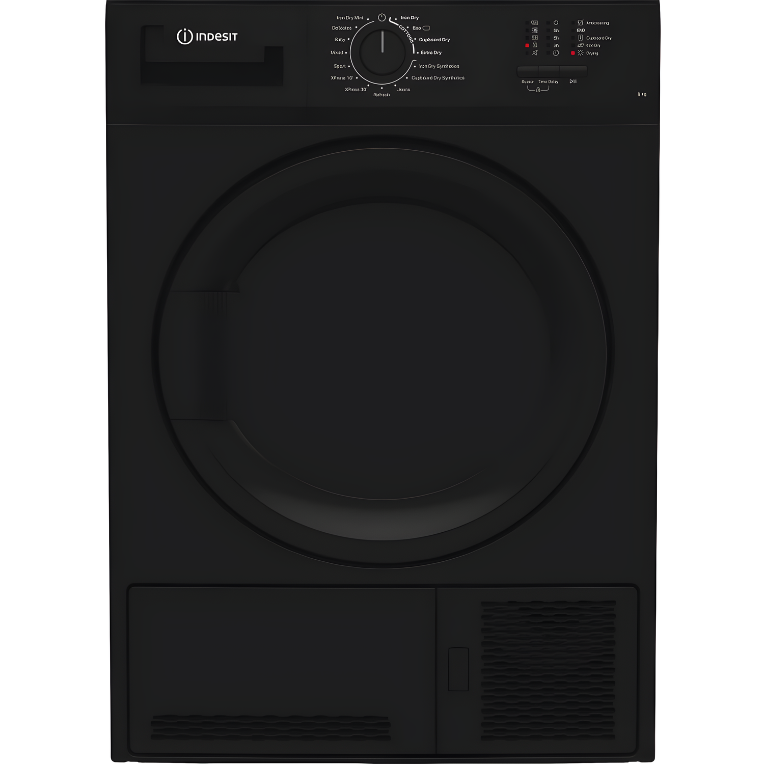 Indesit C YD C82 BBGL UK - Black 8KG Condenser Tumble Dryer - B Energy Rated