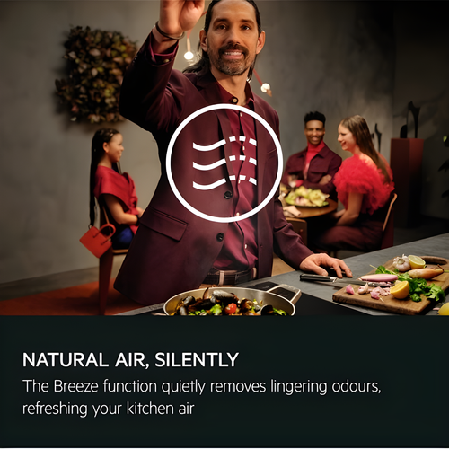 AEG GV77D91SB - Black 90cm Chimney Cooker Hood - A+ Energy Rated