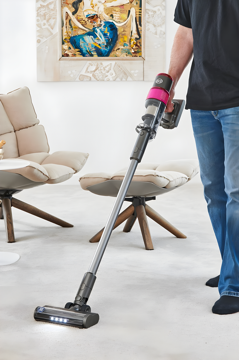 SEBO BALANCE A1 - Magenta Vacuum Cleaner - Cordless Stick - 400W Motor