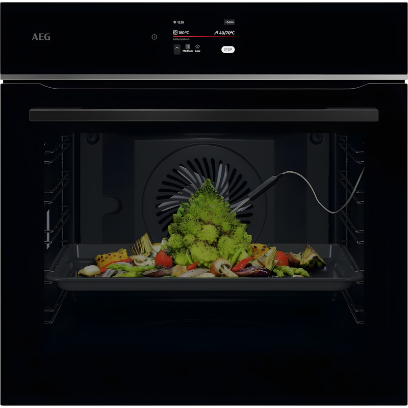 AEG TE7PB731AB - Black Single Oven - 71L - A++ Energy