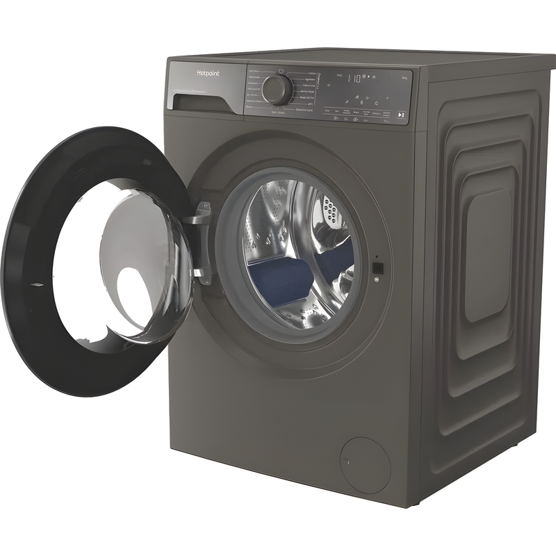 Hotpoint HB123WGCAREUK - Manhattan Grey Washing Machine - 1400 RPM - A energy