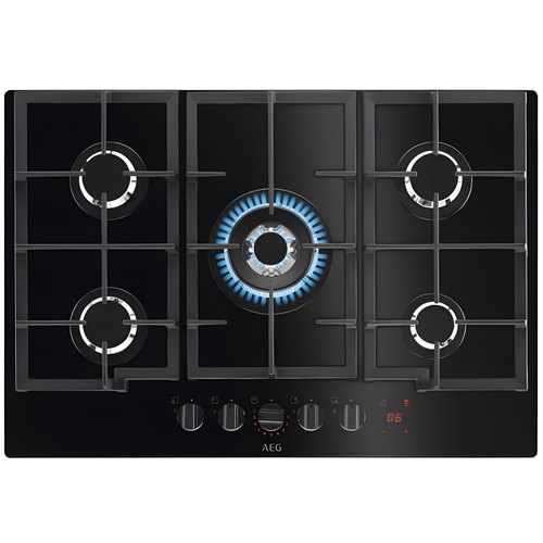 AEG HKB75450NB - 5 Zone Gas Hob