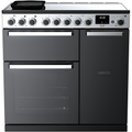Rangemaster EDDL90EIGBLK/CM1 Edge Deluxe 90cm Induction Black Glass/Chrome