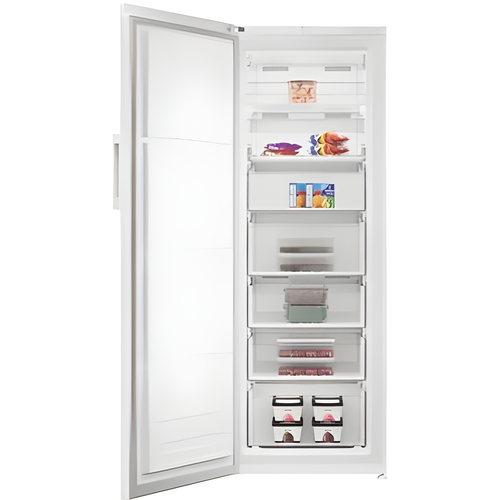 Indesit MFINF 1292 W4UK - White Freestanding Upright Freezer - E rated