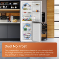 Hotpoint HPK 26403W XP5UK - Stainless Steel Fridge Freezer - 355L 70/30 No Frost - D Rated