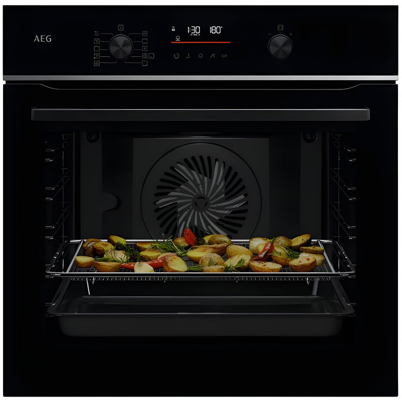 AEG TS6PB521AB - Black Built-In Single Oven - 71L - A+ Energy