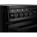Belling BEL FSA VISION SGL 60Ei BLK 444412053 - Black Induction Electric Cooker - 68L Single Oven - A Energy Rating