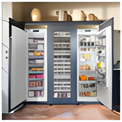 Caple RIF1801 - White 197L Built-in Freezer - Frost Free - E Energy