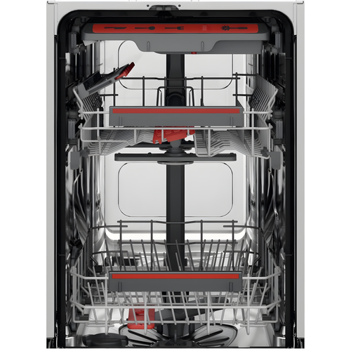 AEG FSE74507Z - Black Fully Integrated Slimline Dishwasher - 9 Place Settings - D Energy
