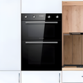Statesman BDM373BL - Black Built in Electric Double Oven - B energy