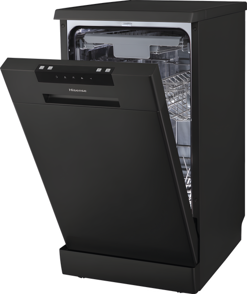 Hisense HS523E15BUK - Black 45cm Dishwasher - 10 Place Settings - E Energy Rating