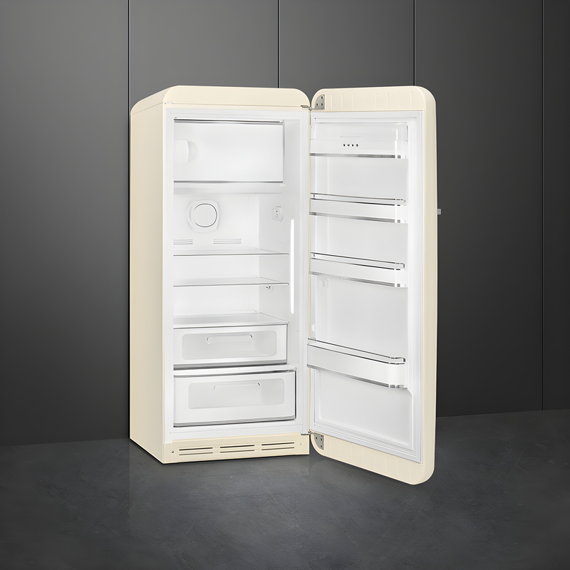 SMEG FAB28RCR6UK - Cream Fridge - 270L Capacity - C Energy Rating