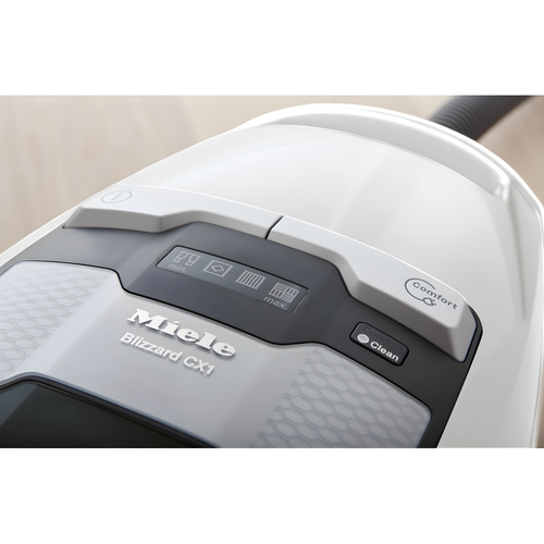 Miele Blizzard CX1 Comfort XL - White Cylinder Vacuum Cleaner - 2L Capacity - 890W
